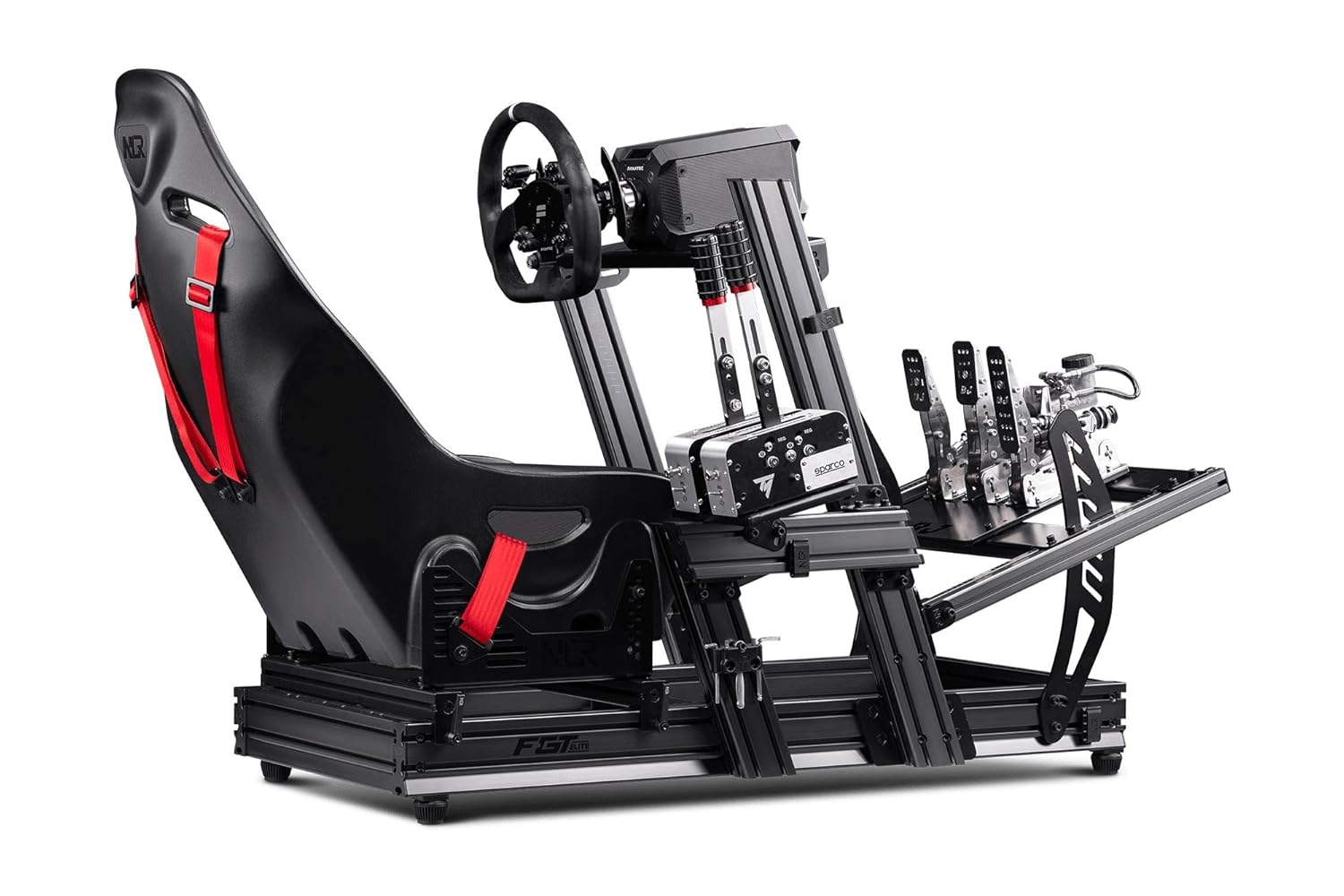 F-GT Elite Formula & GT Aluminium Profile Simulator Cockpit - Wheel plate Edition