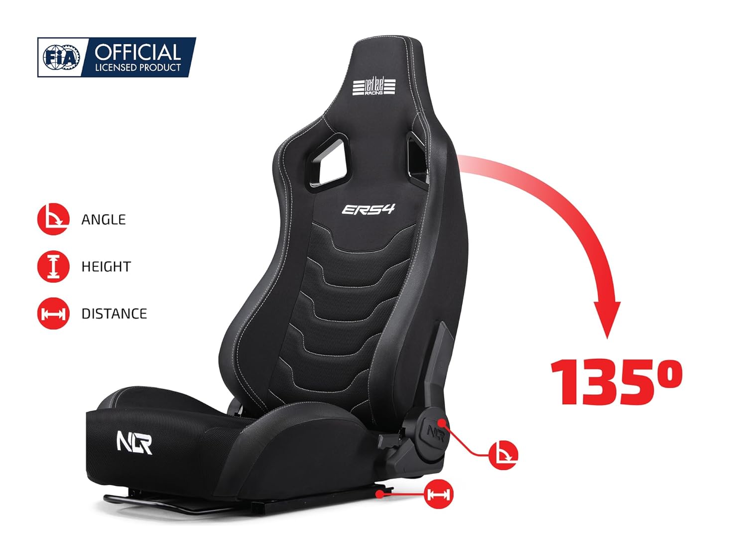 ERS4 Elite Reclining Seat (Fabric & SimAero Mesh Edition)