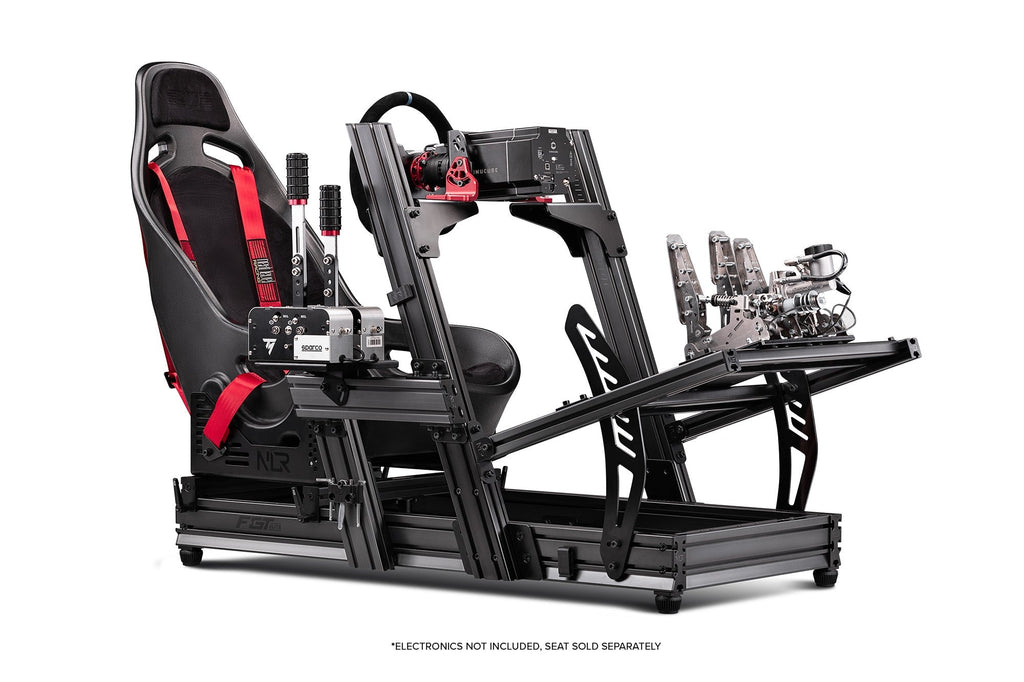 F-GT Elite Formula & GT Racing Simulator Cockpit- Side and Front Mount Edition