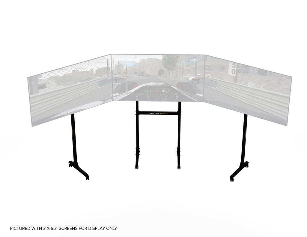 Free Standing Triple Monitor Stand