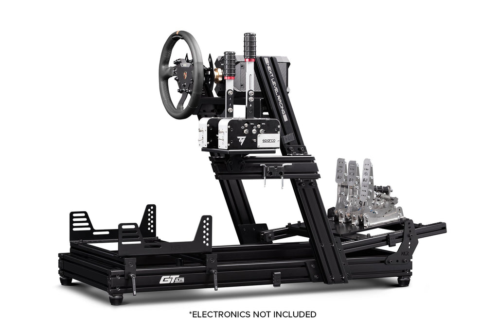 GTElite Aluminium Simulator Cockpit - Wheel Plate Edition