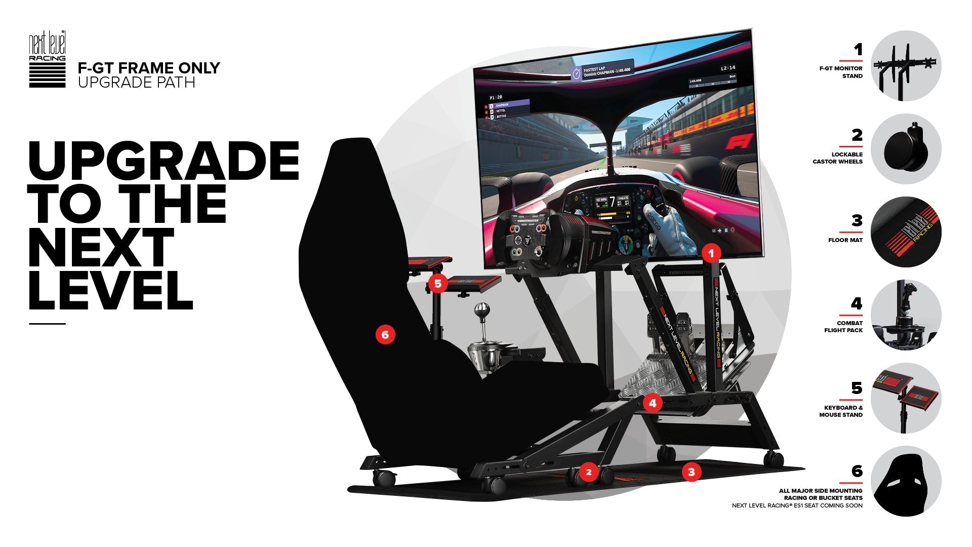 F-GT Frame Only Sim Racing Cockpit