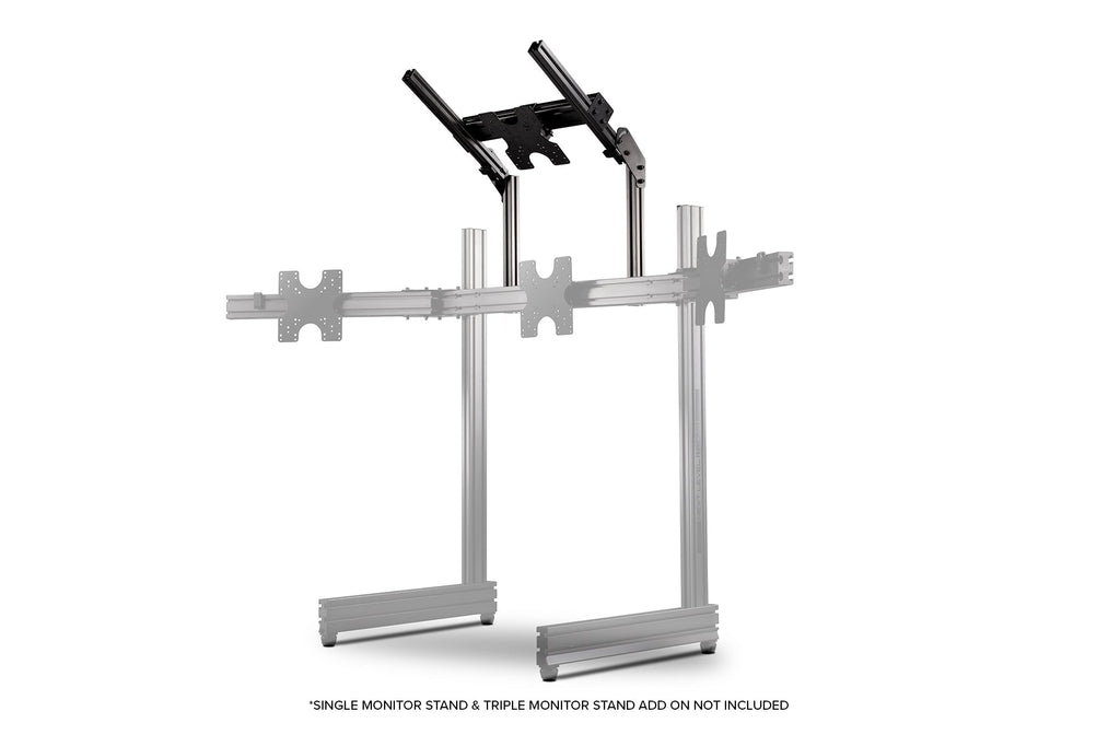 Elite Freestanding Overhead / Quad Monitor Stand Add On Carbon Grey